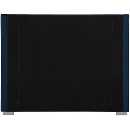 Meridian Royce Navy Linen Textured Fabric Full Bed (3 Boxes)