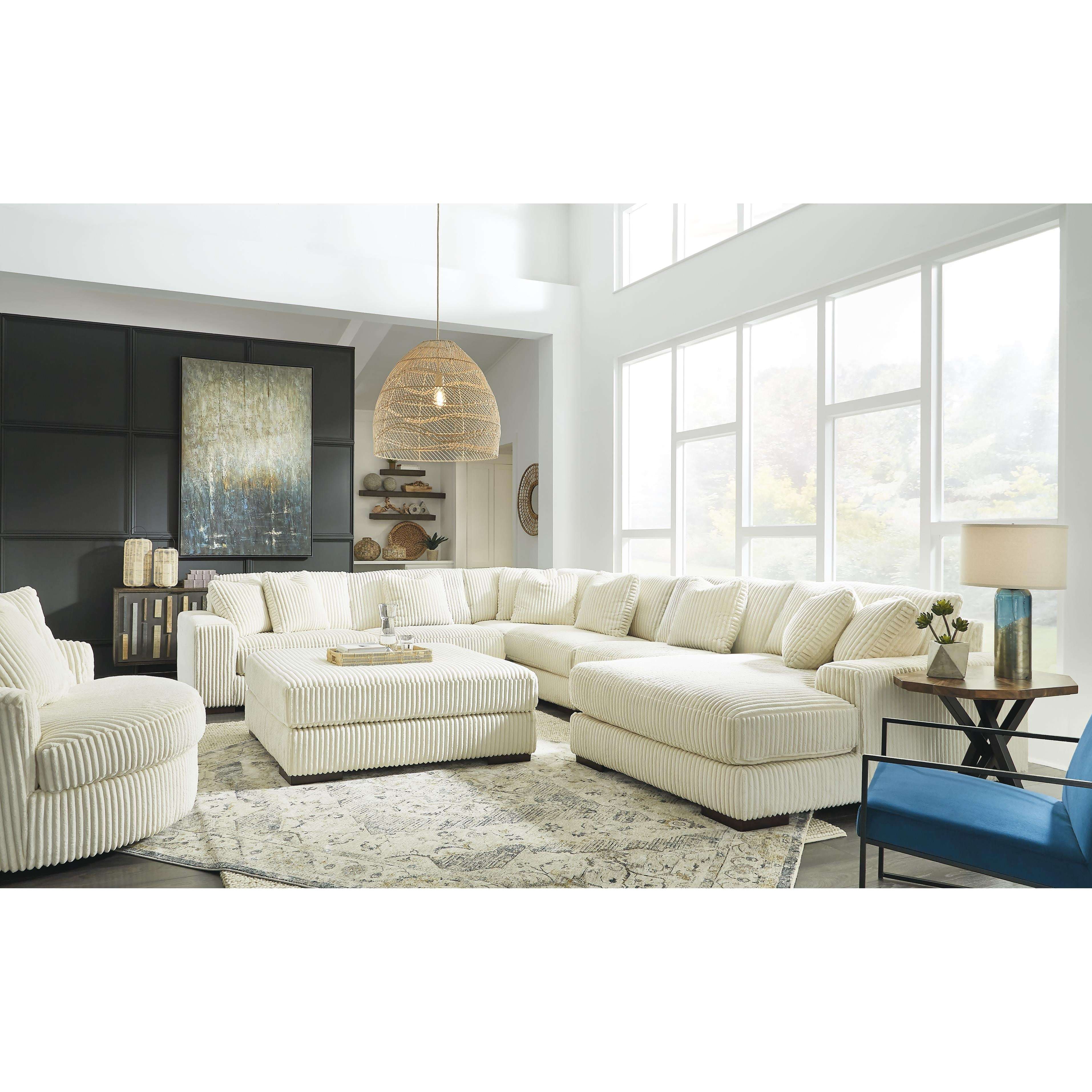 Swipe Furniture Exclusive Design Lindyn Swivel Fabric Accent Chair 2110421