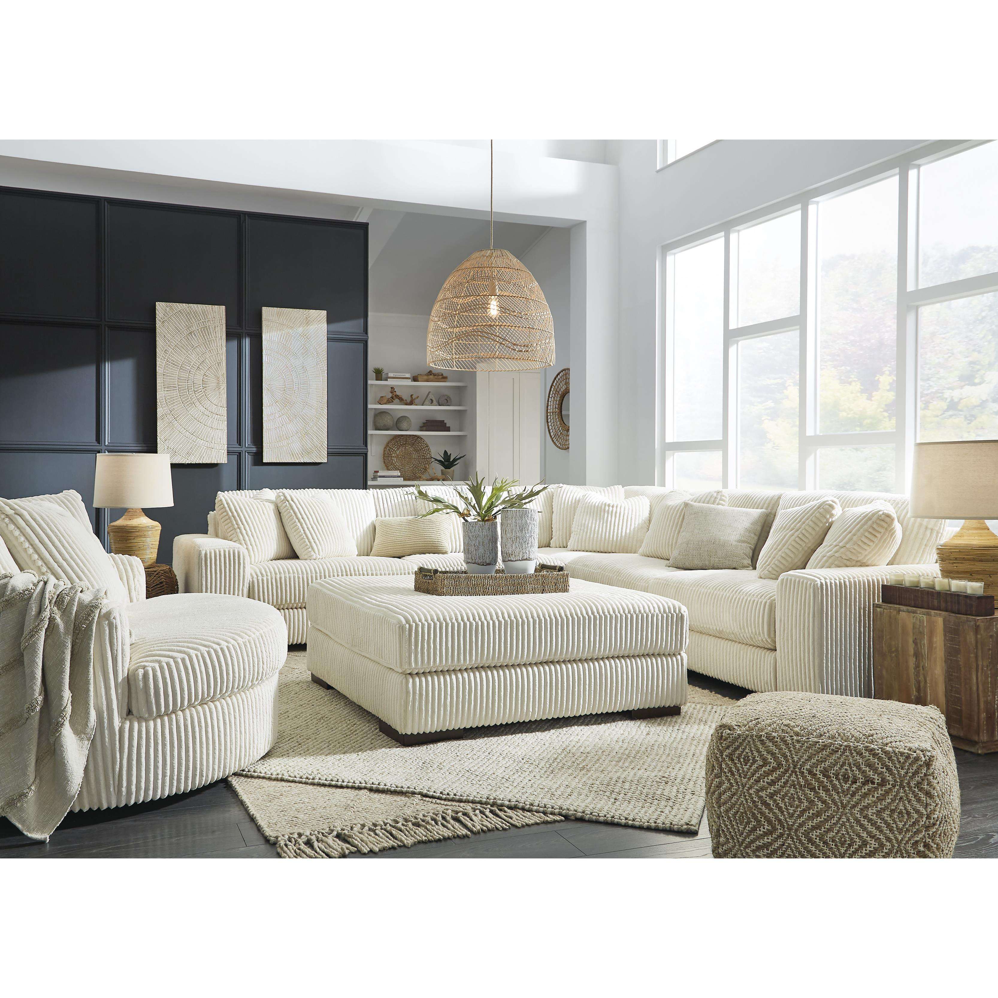 Swipe Furniture Exclusive Design Lindyn Swivel Fabric Accent Chair 2110421