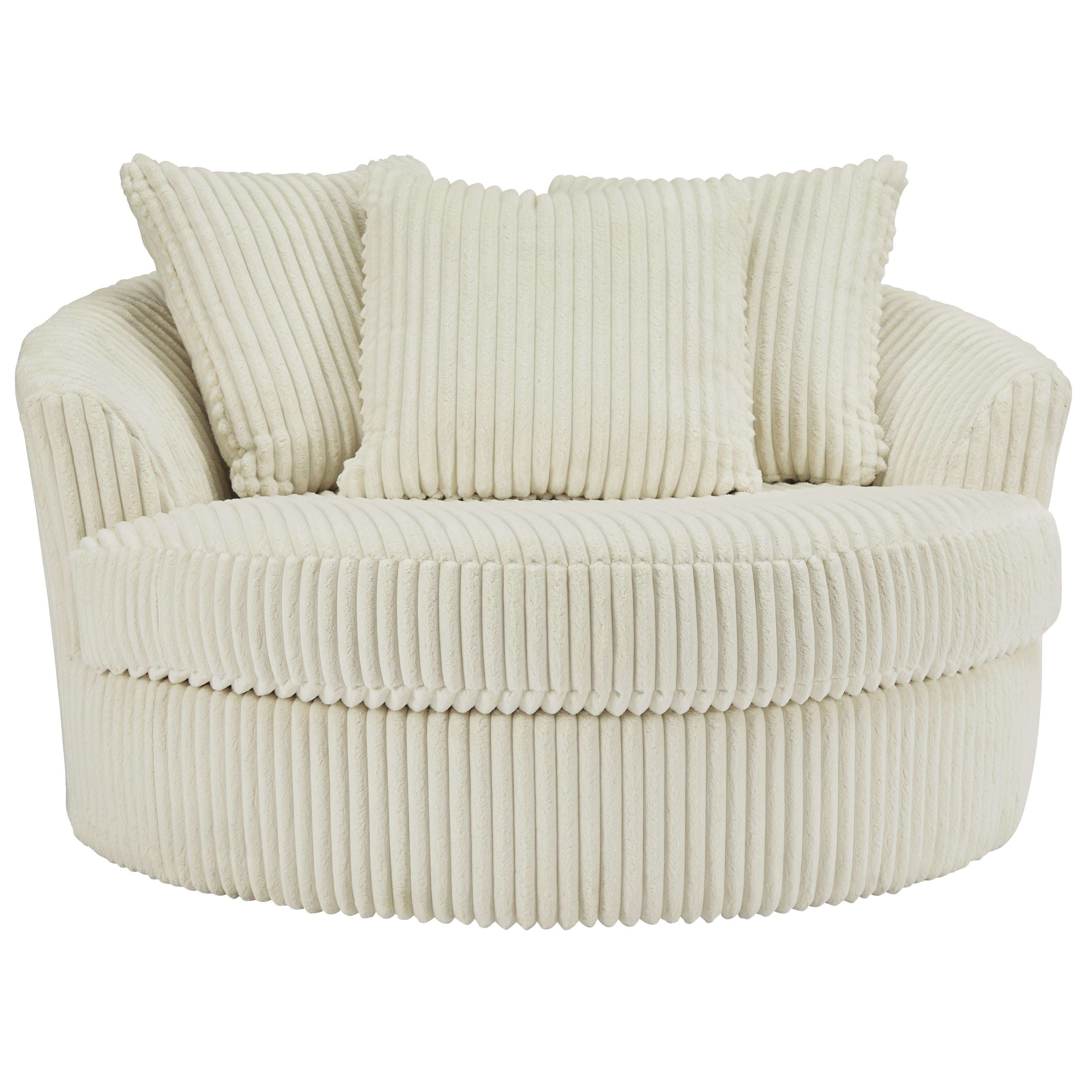 Swipe Furniture Exclusive Design Lindyn Swivel Fabric Accent Chair 2110421