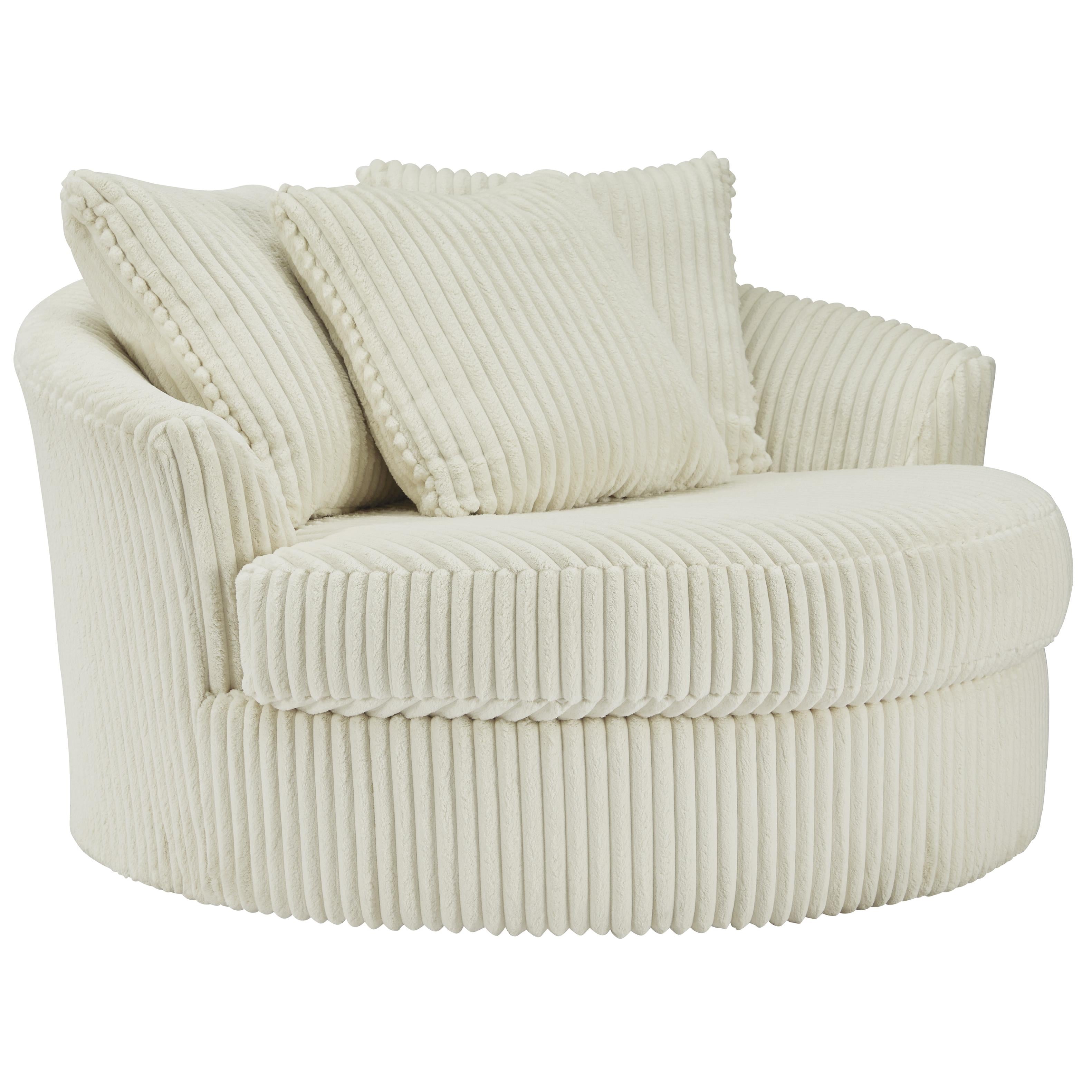 Swipe Furniture Exclusive Design Lindyn Swivel Fabric Accent Chair 2110421