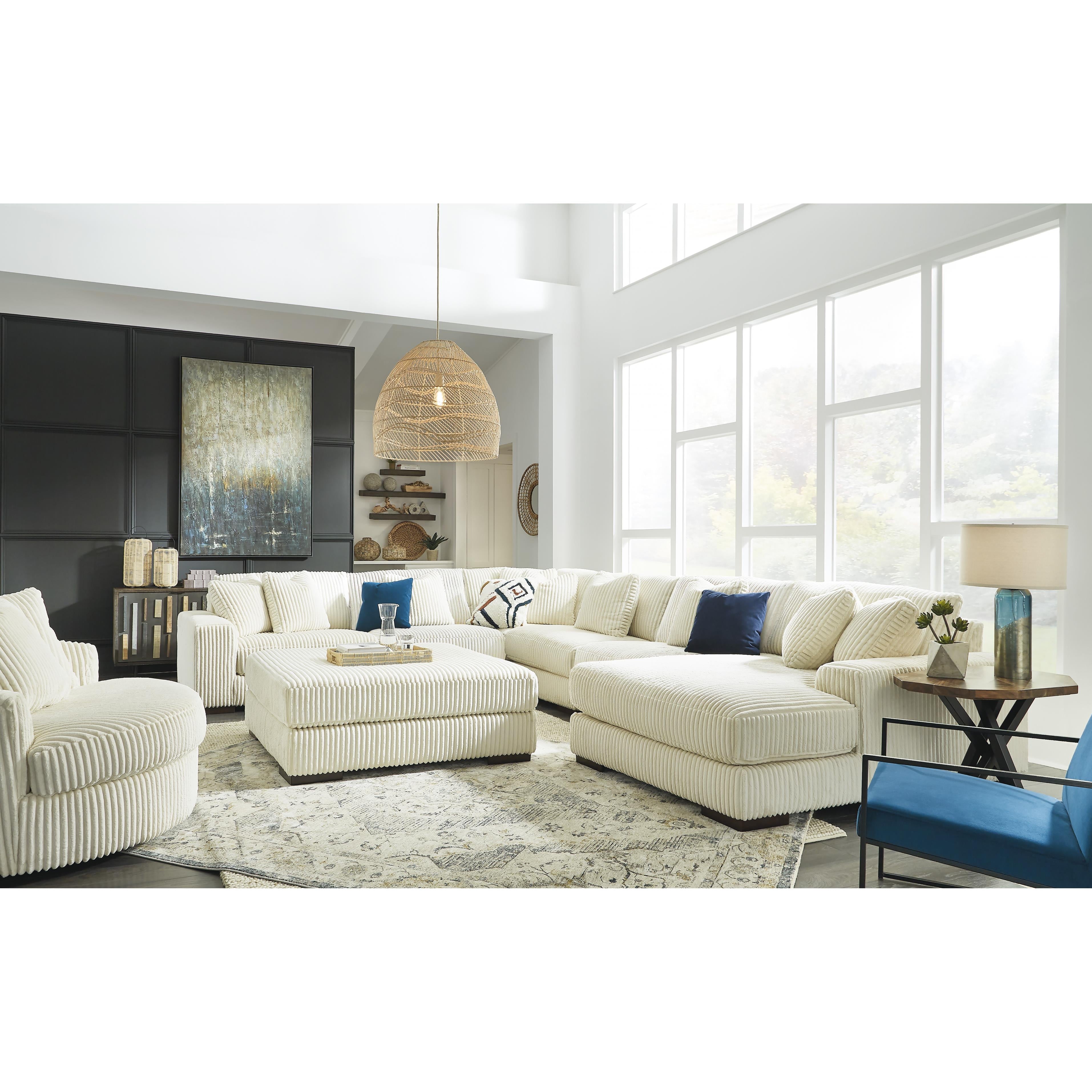 Swipe Furniture Exclusive Design Lindyn Swivel Fabric Accent Chair 2110421