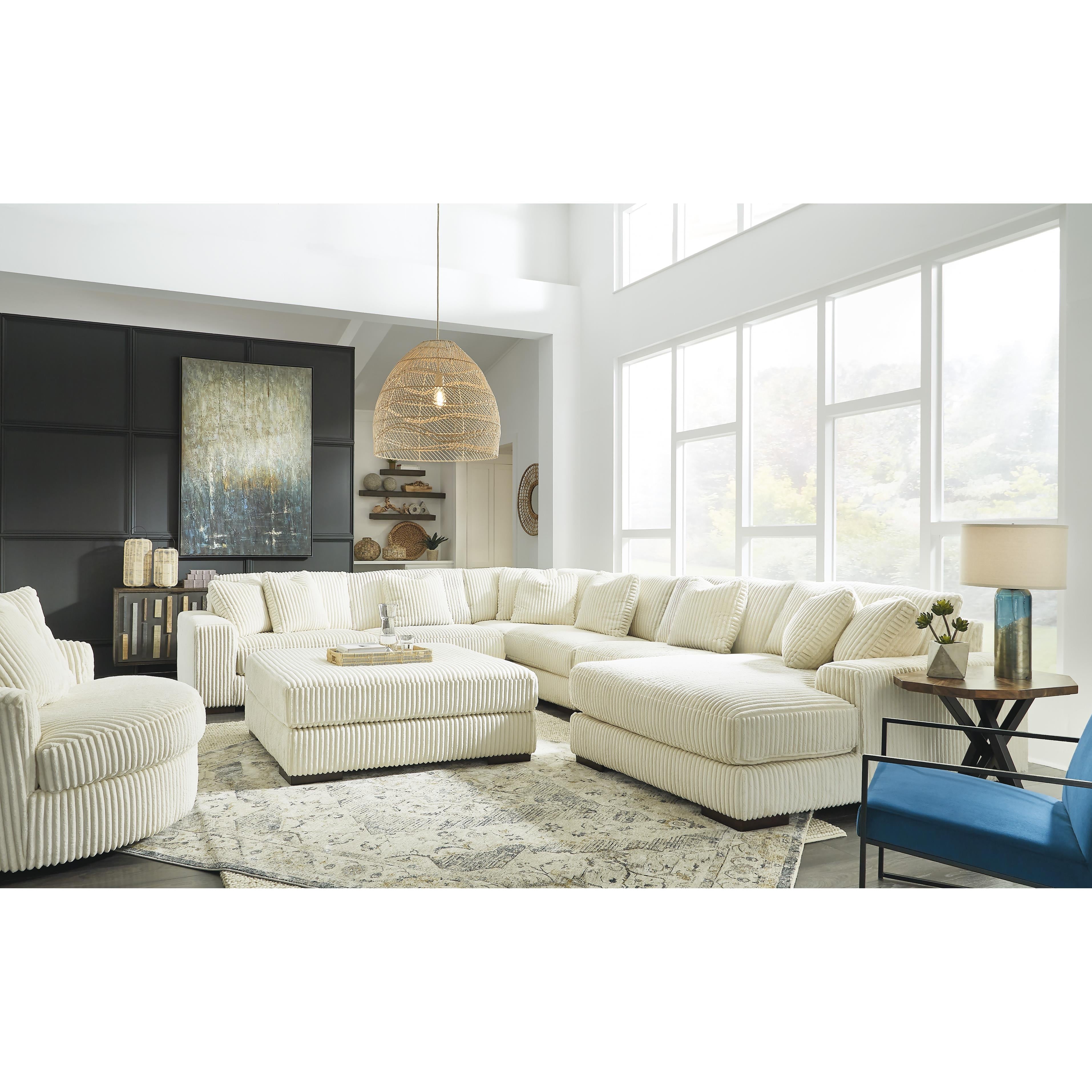Swipe Furniture Exclusive Design Lindyn Swivel Fabric Accent Chair 2110421
