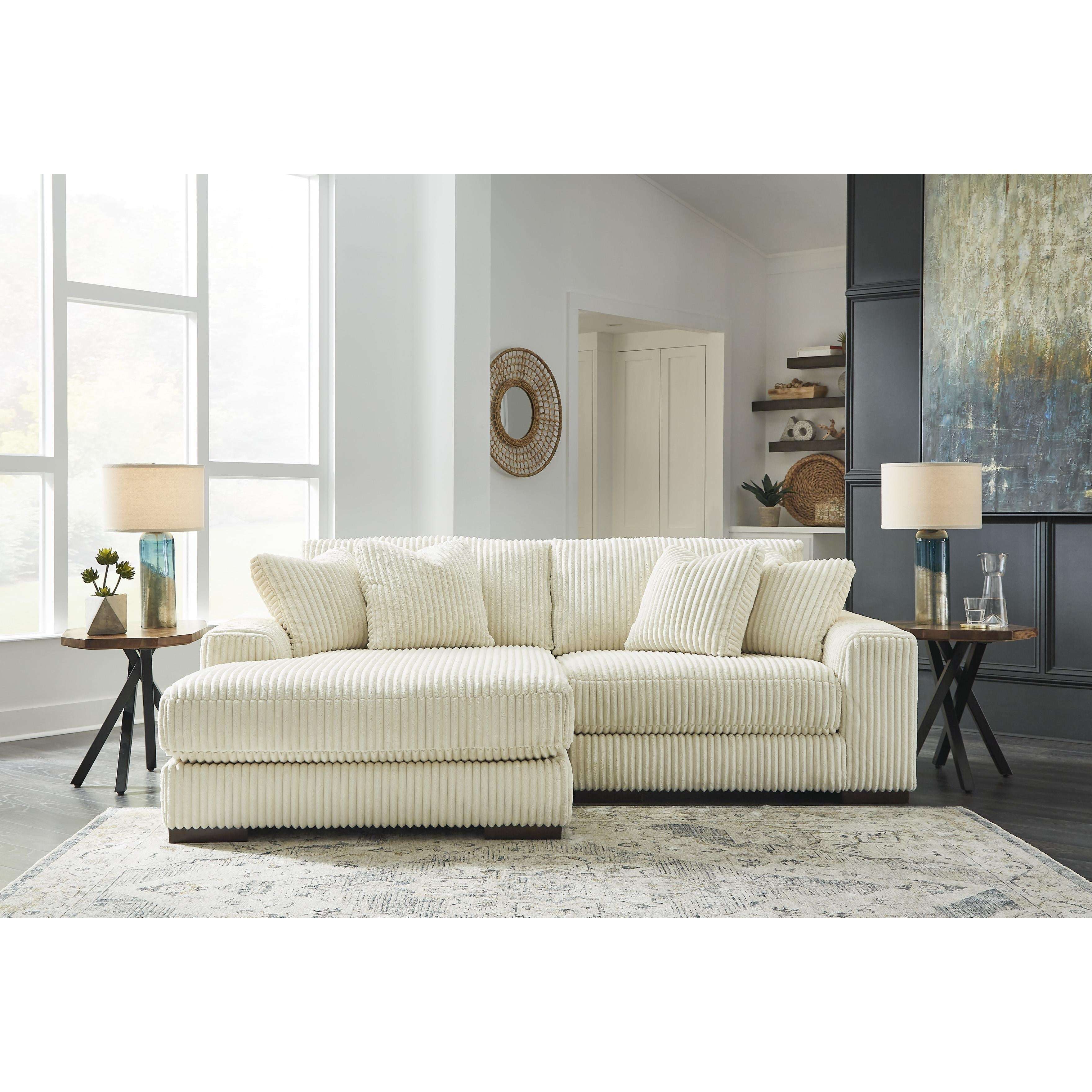 Swipe Furniture Exclusive Design Lindyn Fabric 2 pc Sectional 2110416/2110465