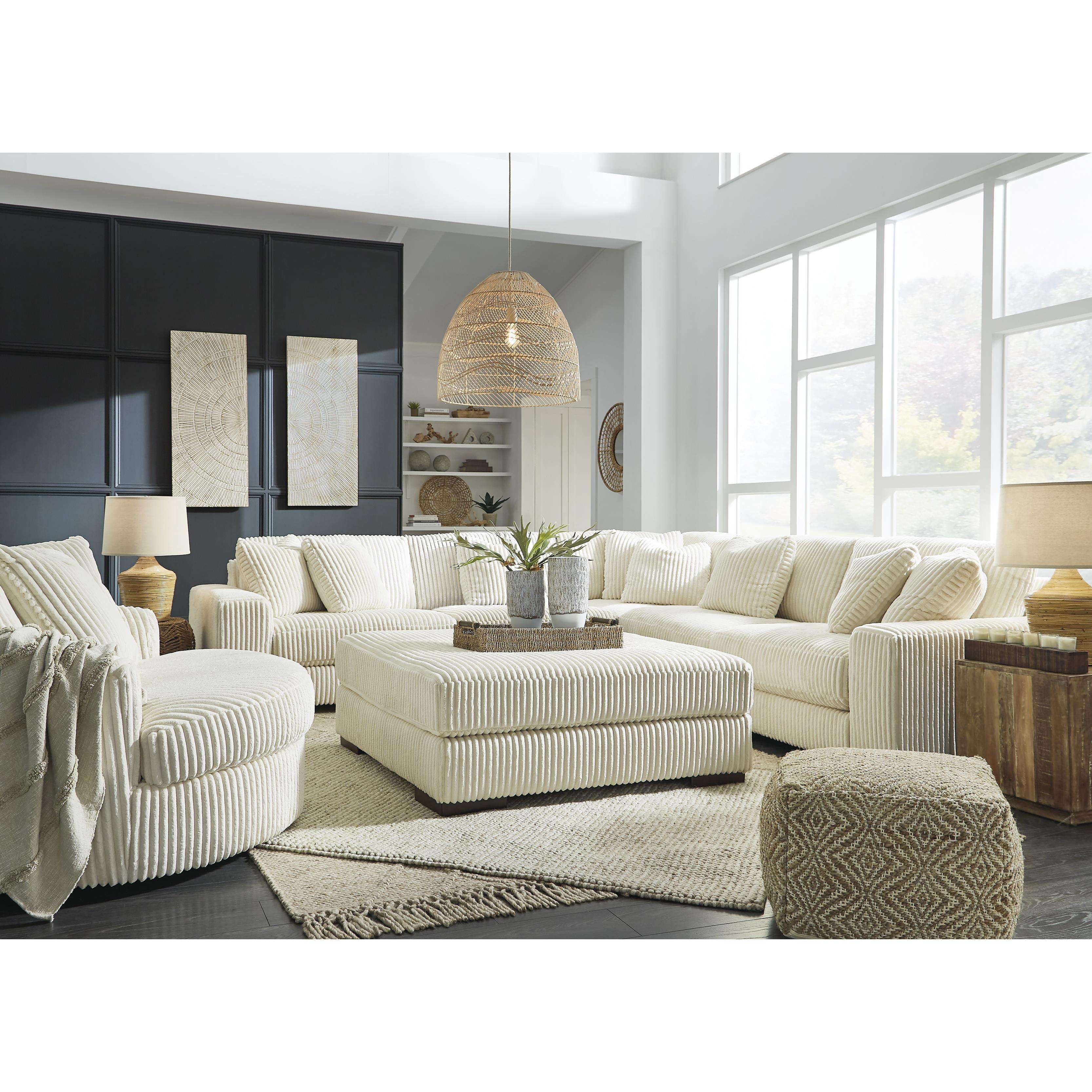 Swipe Furniture Exclusive Design Lindyn Fabric 5 pc Sectional 2110464/2110446/2110477/2110446/2110465