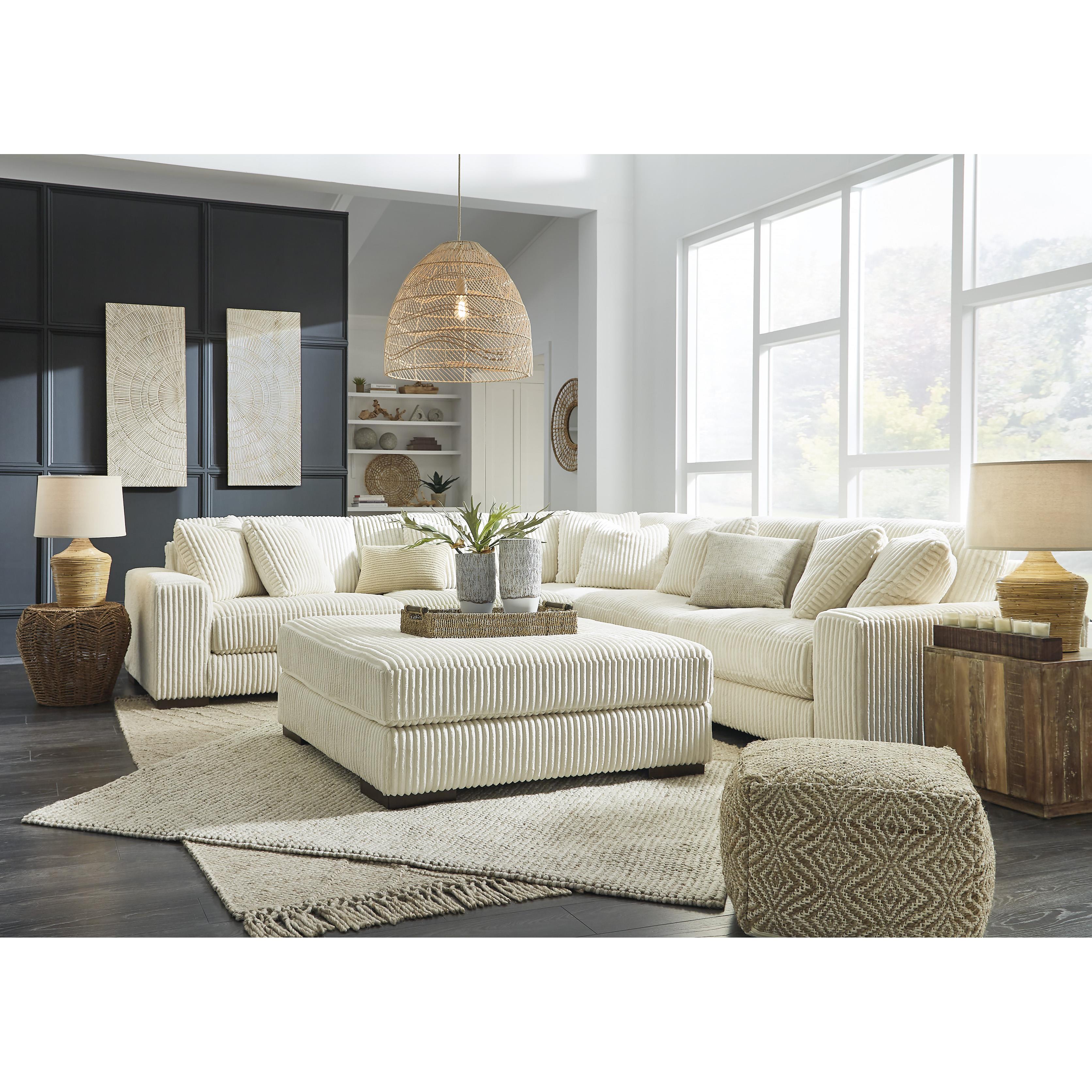 Swipe Furniture Exclusive Design Lindyn Fabric 5 pc Sectional 2110464/2110446/2110477/2110446/2110465