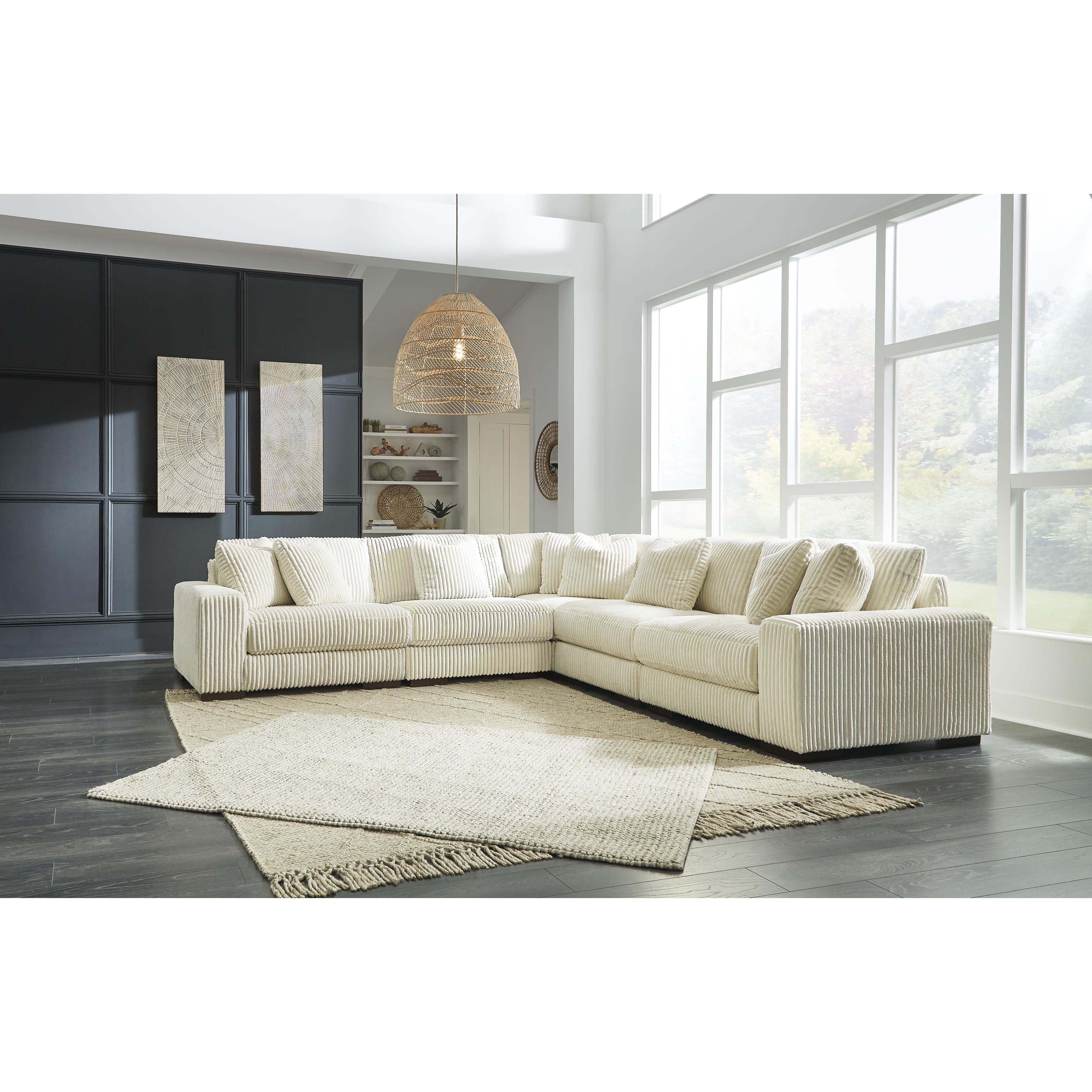 Swipe Furniture Exclusive Design Lindyn Fabric 5 pc Sectional 2110464/2110446/2110477/2110446/2110465