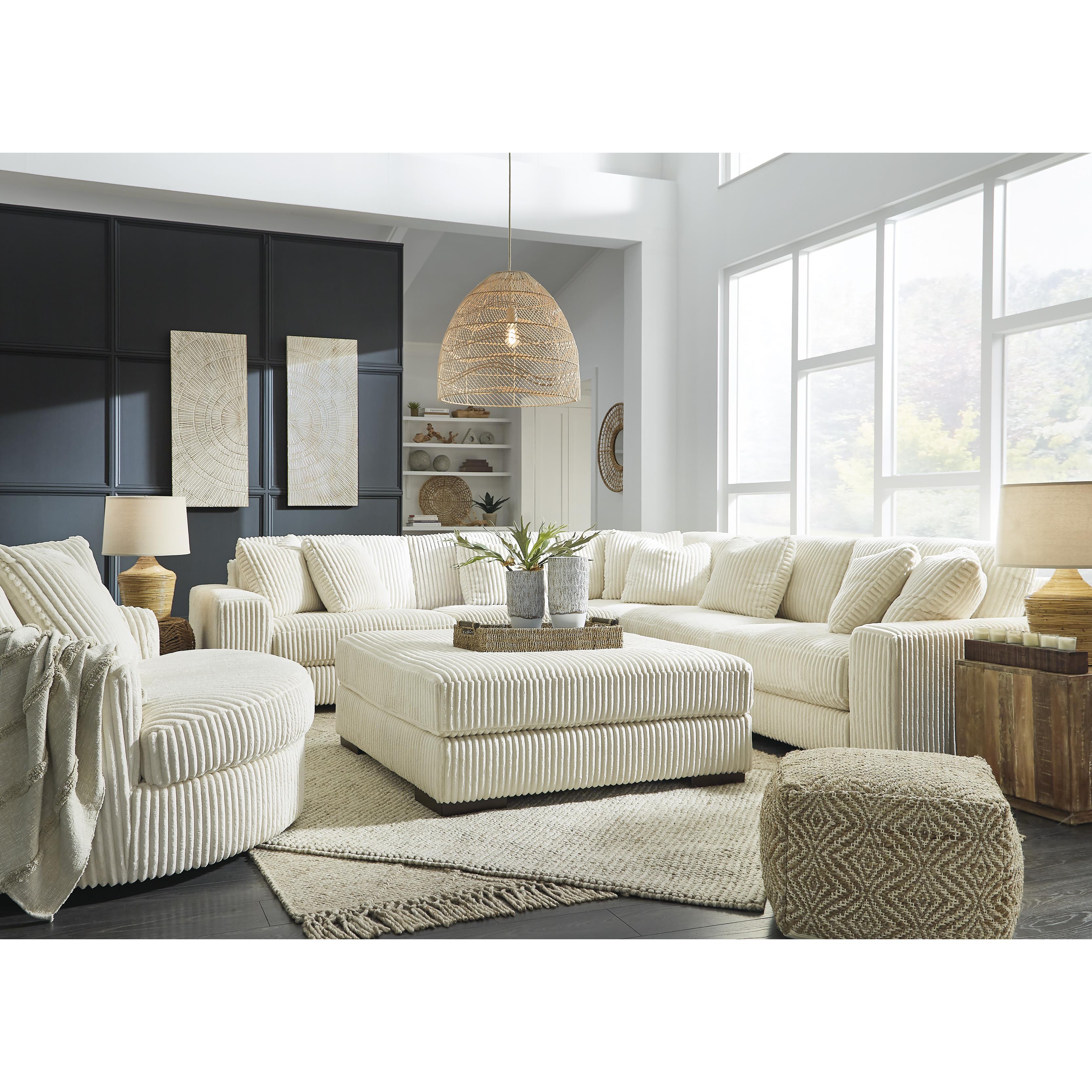 Swipe Furniture Exclusive Design Lindyn Fabric 5 pc Sectional 2110464/2110446/2110477/2110446/2110465