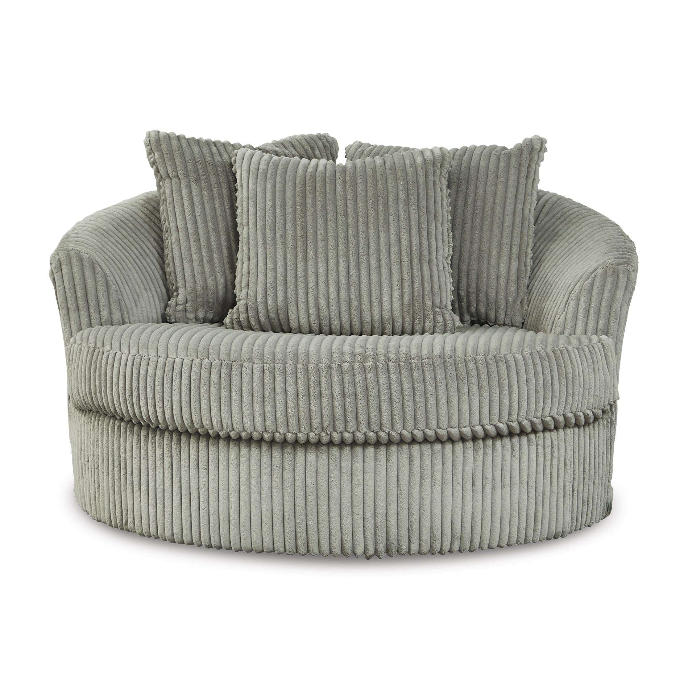 Swipe Furniture Exclusive Design Lindyn Swivel Fabric Accent Chair 2110521