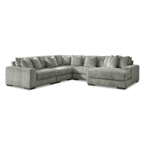 Swipe Furniture Exclusive Design Lindyn Fabric 5 pc Sectional 2110564/2110546/2110577/2110546/2110517
