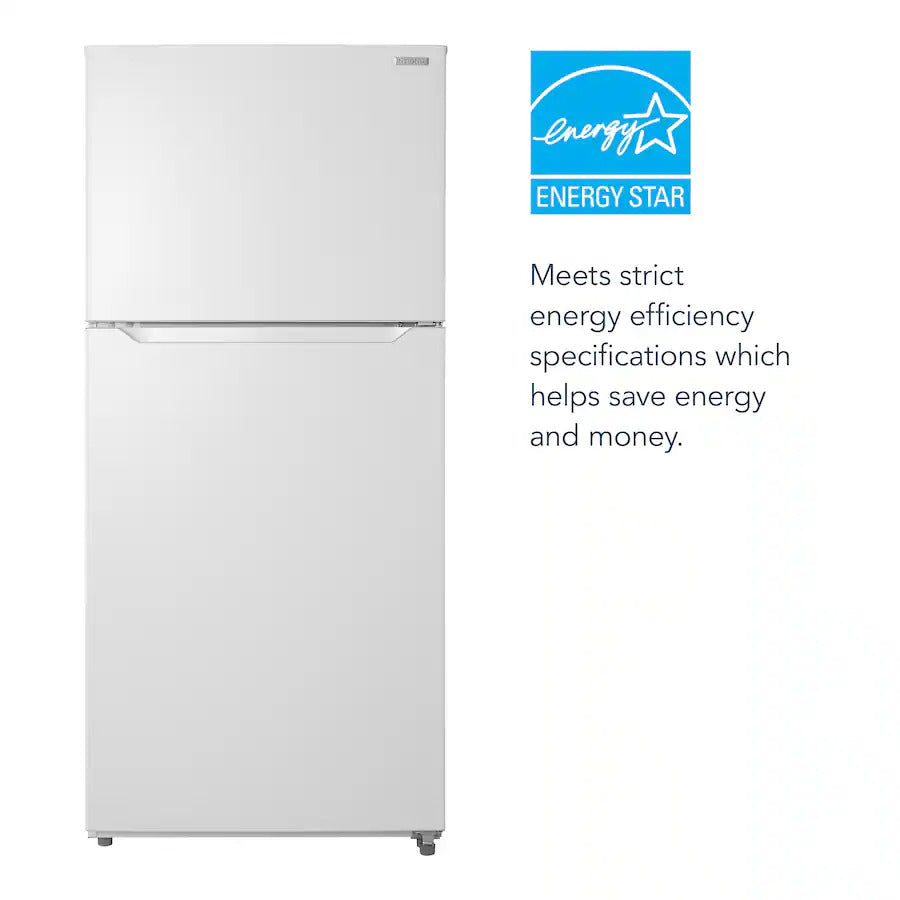 Insignia™ - 30 in. Wide 18 Cu. Ft. Top-Freezer Refrigerator with ENERGY STAR Certification - White