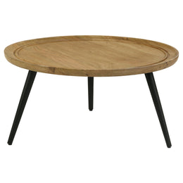 Zoe  Mango Wood Coffee and End Table Set Natural
