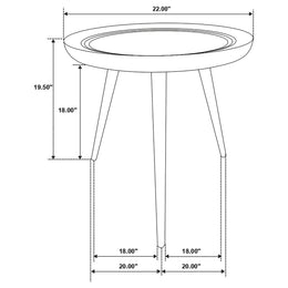 Zoe  Mango Wood Coffee and End Table Set Natural