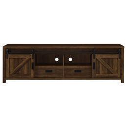 Madra 2-door Engineered Wood 79-inch TV Stand Dark Pine