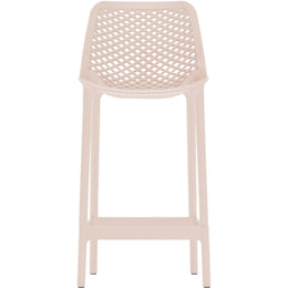 Meridian Mykonos Pink Outdoor Patio Stool