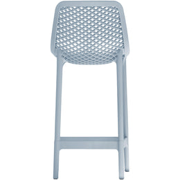 Meridian Mykonos Sky Blue Outdoor Patio Stool