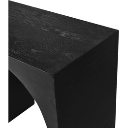 Meridian June Black Oak Console Table