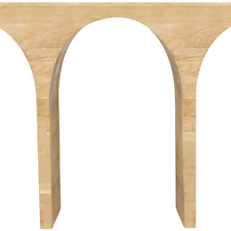 Meridian June White Oak Console Table