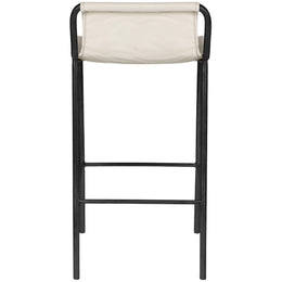 Meridian Dax Cream Vegan Leather Counter Stool