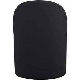 Meridian Hautely Black Boucle Fabric Accent Chair