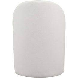 Meridian Hautely Cream Boucle Fabric Accent Chair