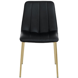 Meridian Isla Black Vegan Leather Dining Chair
