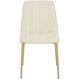 Meridian Isla Cream Vegan Leather Dining Chair