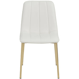Meridian Isla White Vegan Leather Dining Chair