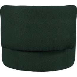 Meridian Como Green Boucle Fabric Accent Chair