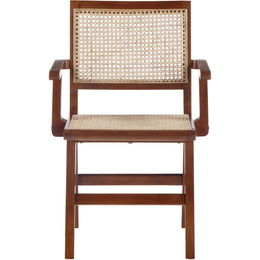 Meridian Preston Walnut Wood Dining Arm Chair