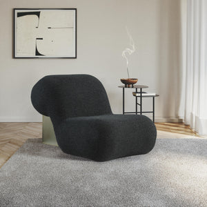 Meridian Quadra Black Fabric Accent Chair