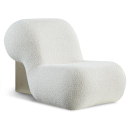 Meridian Quadra Cream Fabric Accent Chair