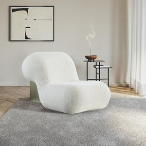 Meridian Quadra Cream Fabric Accent Chair
