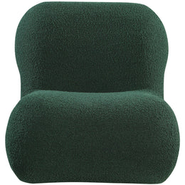 Meridian Quadra Green Fabric Accent Chair