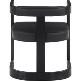 Meridian Manchester Black Vegan Leather Dining Chair