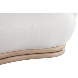 Meridian Kipton Cream Boucle Fabric Chair