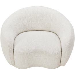 Meridian Hyde Cream Boucle Fabric Chair