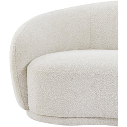 Meridian Hyde Cream Boucle Fabric Chair