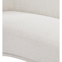 Meridian Hyde Cream Boucle Fabric Chair