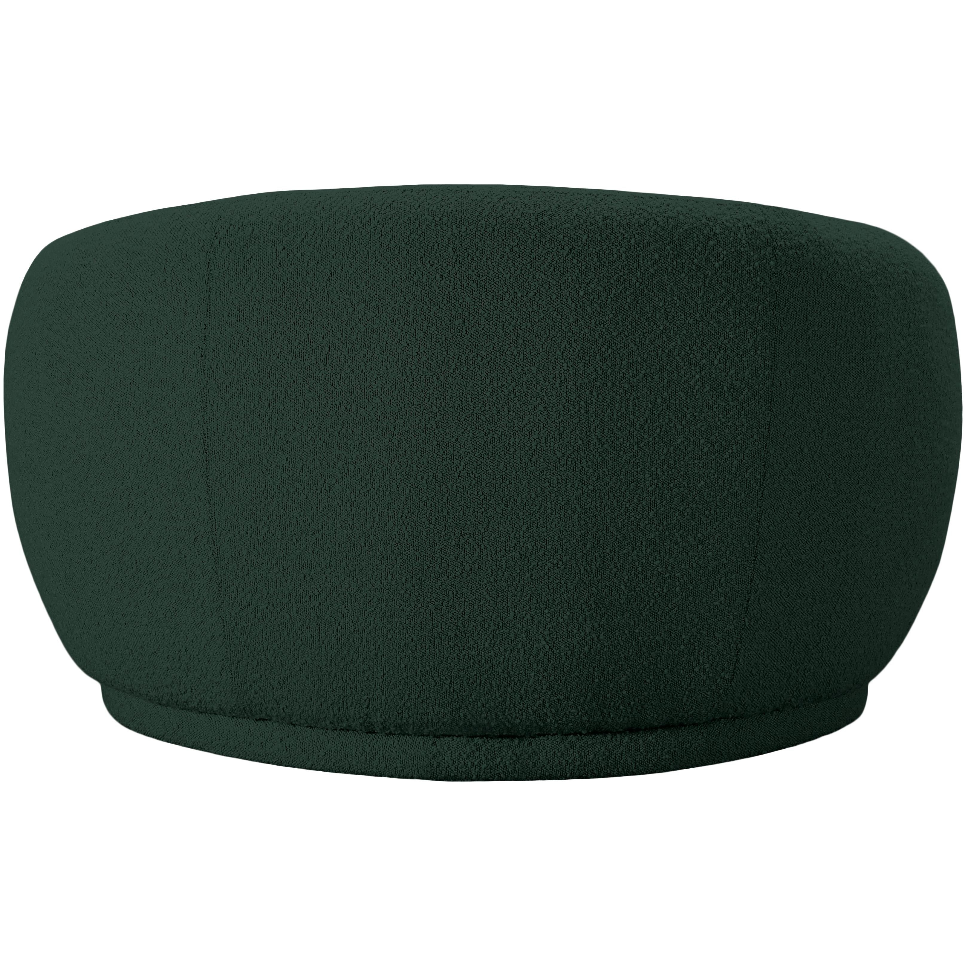 Meridian Hyde Green Boucle Fabric Chair