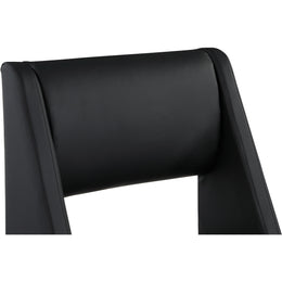 Meridian Jayce Black Vegan Leather Dining Chair