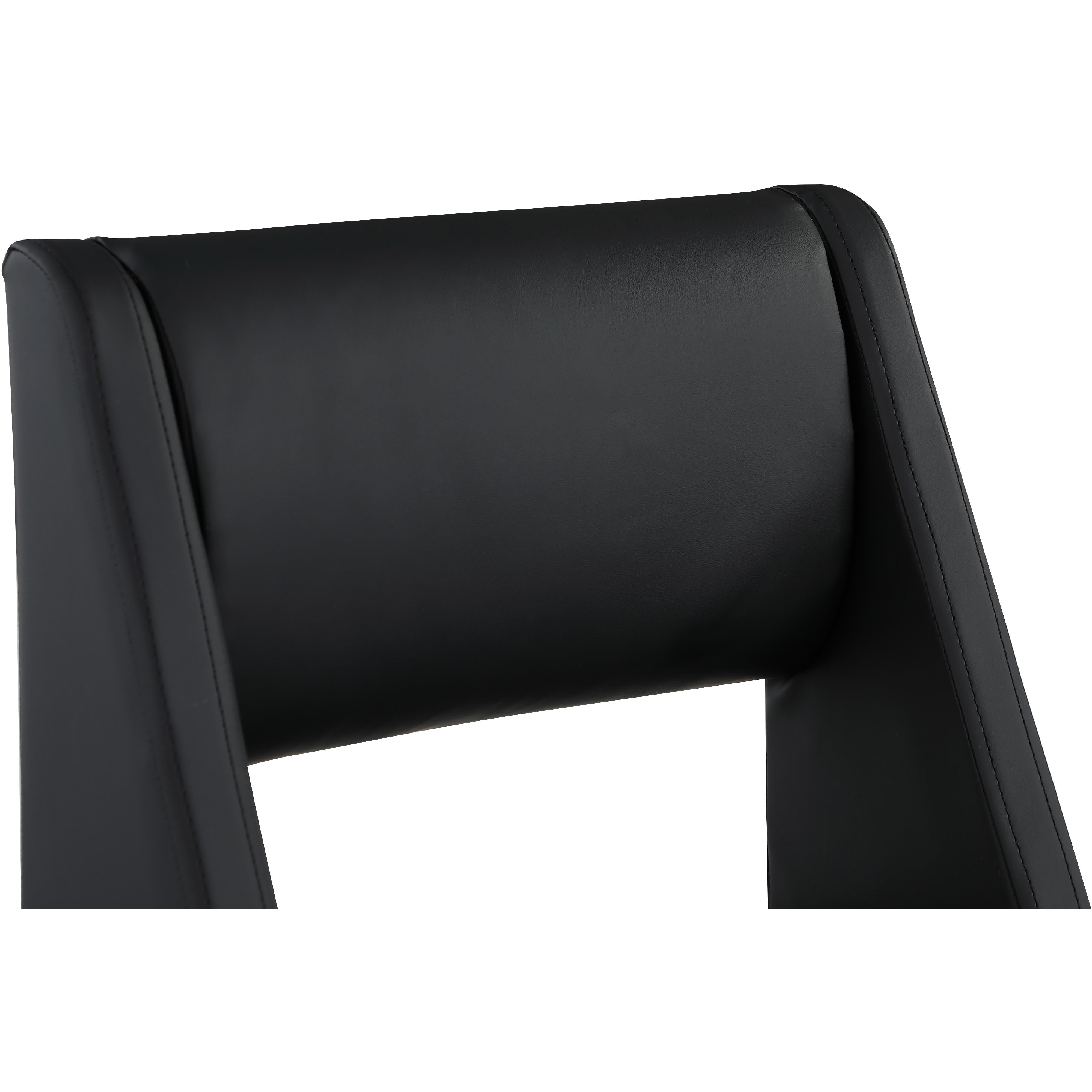 Meridian Jayce Black Vegan Leather Dining Chair