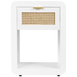 Meridian Langham White Night Stand