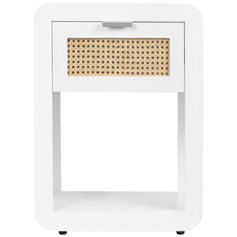 Meridian Langham White Night Stand