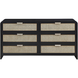 Meridian Sage Black Dresser