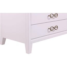 Meridian Bowtie Pink / Gold Dresser