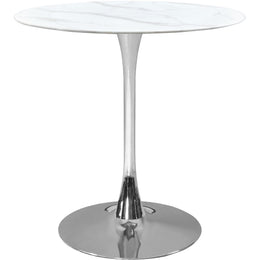 Meridian Holly Chrome Counter Height Table (3 Boxes)