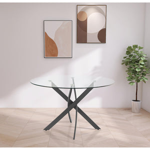 Meridian Xander Matte Black Dining Table