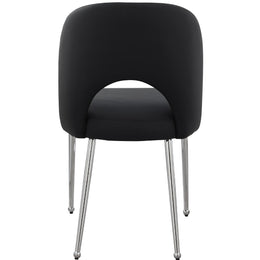 Meridian Logan Black Vegan Leather Dining Chair