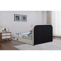 Meridian Blake Brown Vegan Leather King Bed